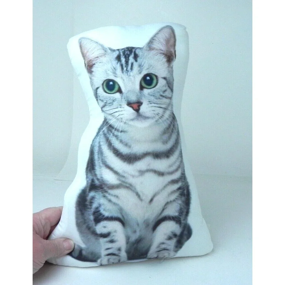 Pillow Cover Cat Design Throw Pillow Case Cushion for Sofa 12 x 9‎ NEW